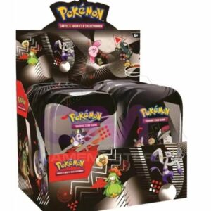 ev10.5 display mini tin display de 10 mini tins flamme blanche / foudre noire